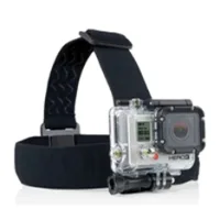 SOPORTE / CORREA PARA LA CABEZA AJUSTABLE PHOENIX PARA CAMARAS SPORT & GOPRO HERO 4/3+/3/2/1 DE COLOR NEGRO CON ANTIDESLIZANTE ELASTIC ADJUSTABLE HEAD STRAP