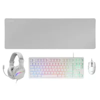 COMBO MARS GAMING MCP-RGB3W 4 EN 1 BLANCO
