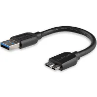 CABLE USB TIPO A A MICRO USB TIPO B STARTECH 0.15M/ MACHO-MACHO/ NEGRO