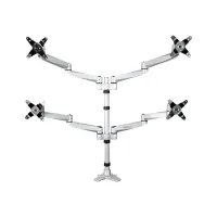 SOPORTE MESA STARTECH VESA HASTA 27" 100X100MM MAX 45.2KG BRAZO CUADRUPLE
