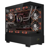 CAJA ORDENADOR GAMING KEEP OUT XC-301 GLASS MATX ARGB CRISTAL TEMPLADO NEGRO
