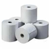 ROLLO DE PAPEL MATRICIAL IMPRESORA TICKET CON COPIA 76MMX65CM NO TERMICO