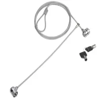 CABLE SEGURIDAD PARA PORTATILES 1.5M CONCEPTRONIC DOBLE CABEZAL + LLAVE
