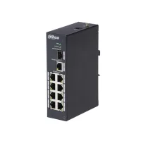 SWITCH DAHUA DH-PFS3110-8T 8 PUERTOS FAST ETHERNET 1 PUERTO SFP 1 PUERTO FIBRA