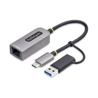 ADAPTADOR USB TIPO C/USB TIPO A A ETHERNET STARTECH MACHO-HEMBRA
