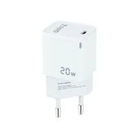 CARGADOR DE PARED TOOQ USB-C BLANCO 20W