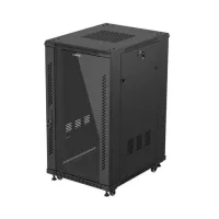 ARMARIO RACK PHOENIX 22U 600X800 DE PIE SERVIDOR 19'' HASTA 1000 KG NEGRO