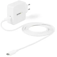 CARGADOR PARED STARTECH WCH1CEU 60W 1X USB TIPO C BLANCO + CABLE USB TIPO C 2M