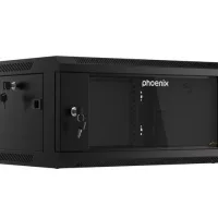 ARMARIO RACK PHOENIX 4U 600X450X279 AUTO-ENSAMBLADO 19'' HASTA 60 KG NEGRO