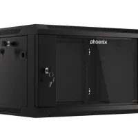 ARMARIO RACK PHOENIX 6U 600X450X368 AUTO-ENSAMBLADO 19'' HASTA 60 KG NEGRO