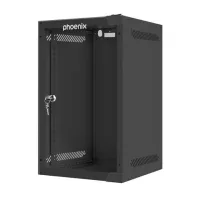 ARMARIO RACK PHOENIX 9U 280X310X470 MURAL 10'' HASTA 20 KG NEGRO