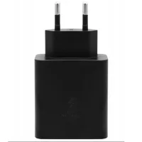 CARGADOR SAMSUNG 50W 2X USB TIPO C NEGRO + CABLE USB TIPO C