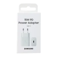 CARGADOR SAMSUNG USB TIPO-C 15W SIN CABLE BLANCO EP-T1510