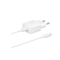 CARGADOR SAMSUNG EP-T1510XWEGEU USB-C 15W + CABLE USB-C BLANCO