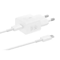 CARGADOR SAMSUNG EP-T2510XWEGEU USB TIPO C BLANCO 25W CABLE INCLUIDO