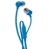 AURICULARES INTRAUDITIVOS JBL T110 BLUE / PURE BASS / DRIVERS 9MM / CABLE PLANO / MANOS LIBRES
