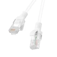 CABLE RED LANBERG LATIGUILLO CAT.6 U/UTP 3M BLANCO FLUKE PASSED