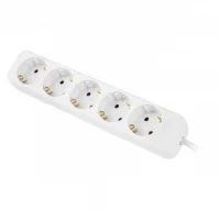 REGLETA LANBERG 5 TOMAS SCHUKO BLANCA 3M