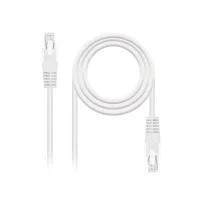 CABLE RED NANOCABLE LATIGUILLO RJ45 UTP CAT6 1M BLANCO