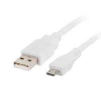 CABLE USB LANBERG 2.0 MACHO/ MICRO USB MACHO 1.8M BLANCO