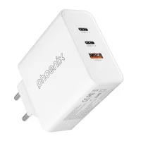 Cargador Tipo C 65W GaN Phoenix Universal para Portatil Tablet o Smartphone Carga rapida