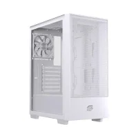 CAJA ORDENADOR GAMING EINAREX P100 CORE ATX CRISTAL TEMPLADO BLANCA