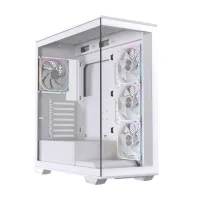CAJA ORDENADOR GAMING EINAREX S700 RGB ATX CRISTAL TEMPLADO BLANCA