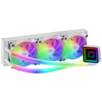 KIT REFRIGERACION LIQUIDA MARS GAMING ML-ULTRA360 BLANCO 650W 3 X 120MM RGB