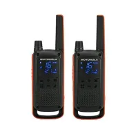Walkie Talkie Motorola Tlkr-T82  Negro Packs 2 Pmr446  10Km  16 Canales  Clip Cinturón