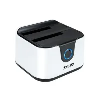 DOCKING STATION TOOQ HD 2.5/3.5" SATA A USB 3.0 DOBLE BAHIA/ USB 2.0 HOST/ 4200RPM-7200RPM