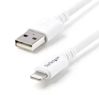 CABLE LIGHTNING A USB TIPO A STARTECH 1M/ MACHO-MACHO/ BLANCO