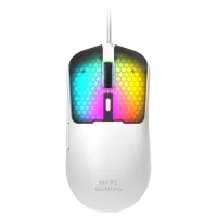 RATON MARS GAMING MM-VIPERW RGB BLANCO