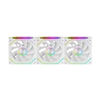 VENTILADOR CAJA MARS GAMING MF-LINKFINITY ARGB 3X 120MM BLANCO