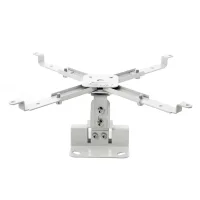SOPORTE DE PROYECTOR DE TECHO Y PARED ROTA 360º INCLINACION 10º BLANCO