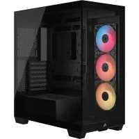 CAJA ORDENADOR GAMING CORSAIR 3500X RS-R ARGB ATX CRISTAL TEMPLADO NEGRA