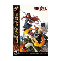 FIGURA PRIME 1 STUDIO FAIRY TAIL ESTATUA NATSU GRAY ERZA HAPPY DELUXE VERSION