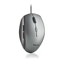 RATON NGS WIRED ERGO SILENT MOUSE GRIS