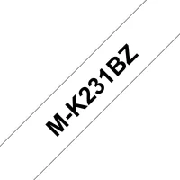 CINTA LAMINADA BROTHER MK231BZ
 12MM X 8M